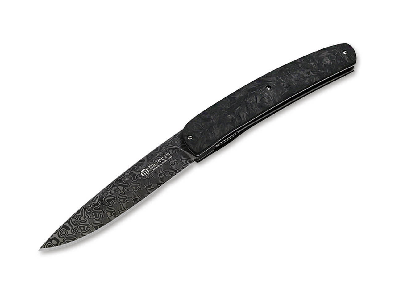 Maserin Gourmet Knife Damascus Cf Black B Ker Solingen