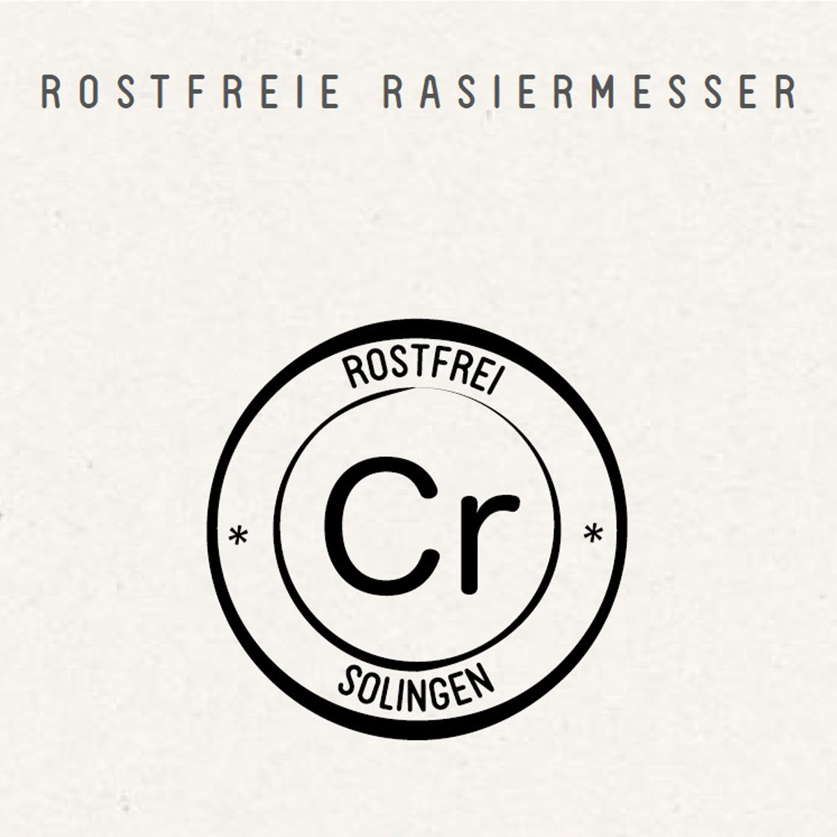 Rostfreie Rasiermesser