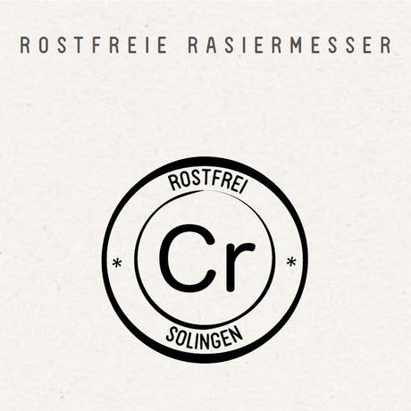 Rostfreie Rasiermesser