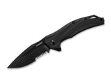 Lateral Black Serrated