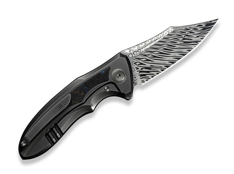 VARG Damascus Polished Gray Ti CF