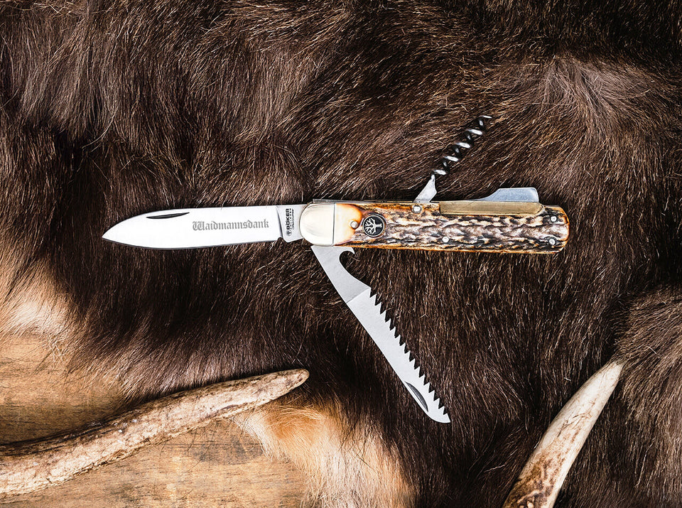 Individuell graviertes Jagdmesser von Böker – personalisiertes Geschenk für Jäger mit Wunschgravur aus Solingen