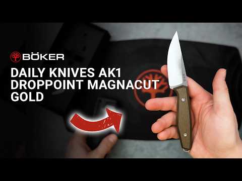 Daily Knives AK1 Droppoint MagnaCut Gold