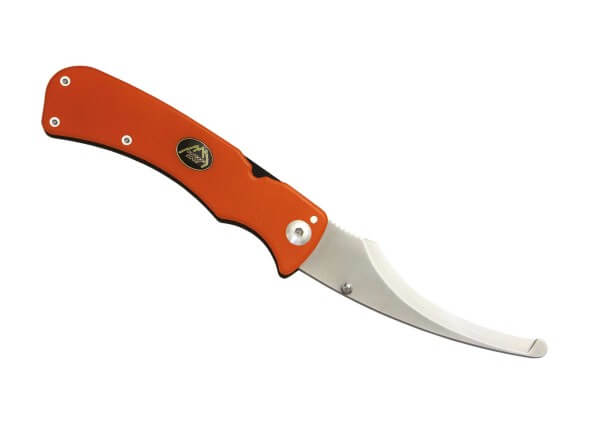 Taschenmesser, Orange, Daumenpin, Backlock, 8Cr13MoV