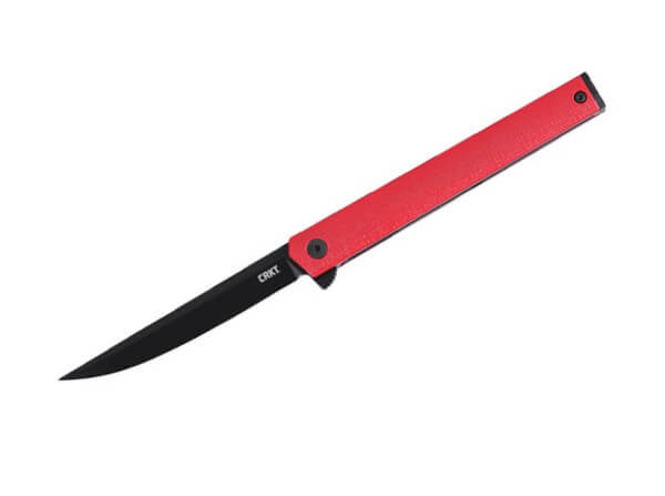 Taschenmesser, Rot, Flipper, Linerlock, AUS-8, GRN