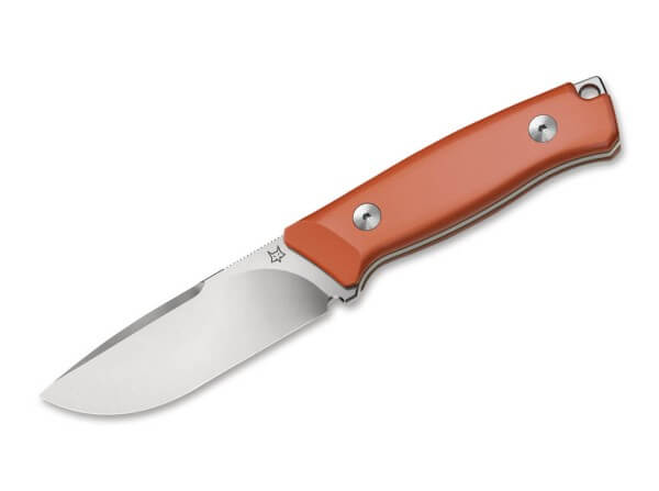 Feststehendes Messer, Orange, Edelstahl, G10
