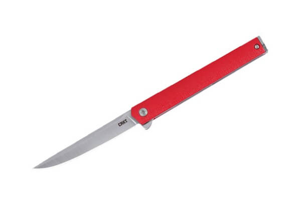 Taschenmesser, Rot, Flipper, Linerlock, AUS-8, GRN