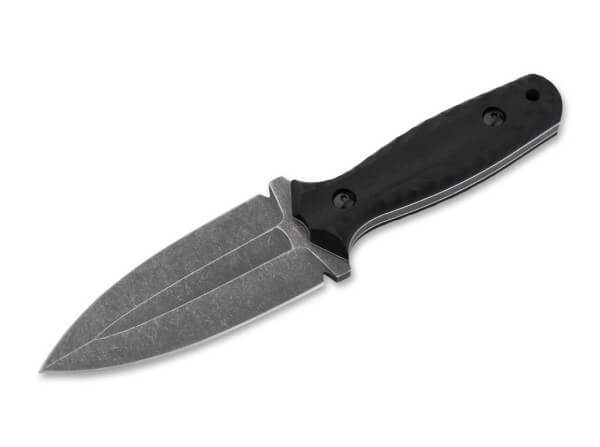 Feststehendes Messer, Schwarz, VG-10, G10