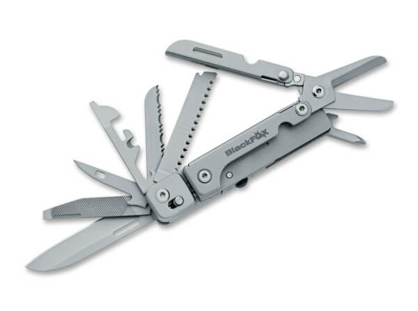 Multitool, Silber, Edelstahl, Edelstahl