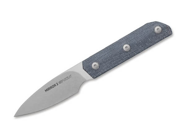 Feststehendes Messer, Blau, M390, Micarta