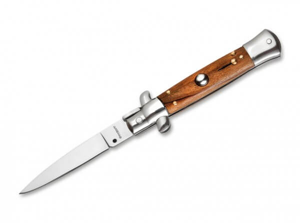 Wood Handle Stiletto Knife