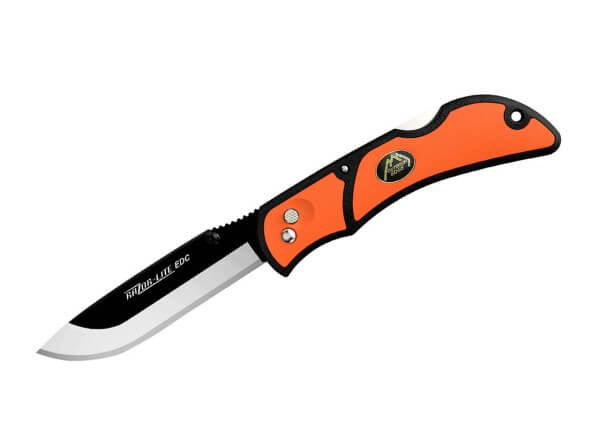 Taschenmesser, Orange, Backlock, 420J2, TPR